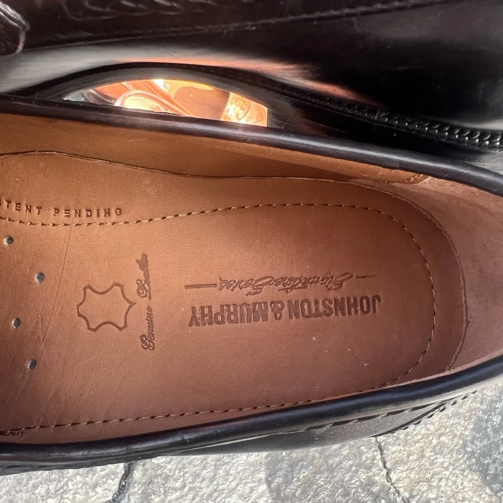 New black leather men’s loafer - Picture 4 of 5